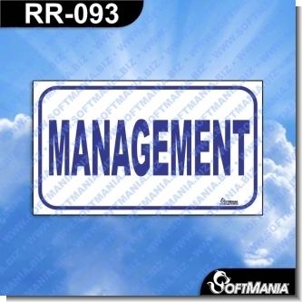 Read full article Premade Sign - MANAGEMENT Read full article Premade Sign - MANAGEMENT
