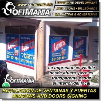 Lee el articulo completo ROTULACION DE VENTANAS Y PUERTAS