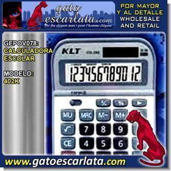 Lee el articulo completo CALCULADORA ESCOLAR MODELO 402K Lee el articulo completo CALCULADORA ESCOLAR MODELO 402K