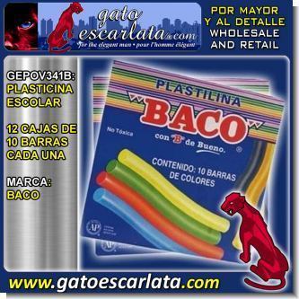 Read full article SCHOOL PLASTICINE BRAND BACO - 12 BOXES OF 10 BARS EACH