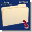 GEPOV383: Letter Size Paper Envelope - 100 Units Pack