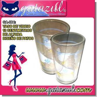 Lee el articulo completo VASO DE VIDRIO DE 12 CENTIMETROS DE ALTURA CON DISENO DE PATOS