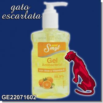 Read full article ALCOHOL ANTIBACTERIAL GEL WITH ALOE AND VITAMIN E BRAND SMYL - ORANGE SCENT - 12 BOTTLES OF 236 ML Read full article ALCOHOL ANTIBACTERIAL GEL WITH ALOE AND VITAMIN E BRAND SMYL - ORANGE SCENT - 12 BOTTLES OF 236 ML