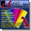 GEPOV284: Colored Crepe Paper - 12 Packs of 10 Sheets Each