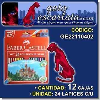 Read full article BOX OF 24 LONG COLOR PENCILS BRAND FABER CASTELL - 12 BOXES
