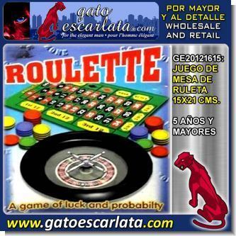 Lee el articulo completo JUEGO DE MESA DE RULETA (15X21 CENTIMETROS) 5 ANOS Y MAYORES