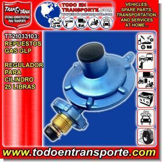 Lee el articulo completo REPUESTOS GAS GLP - REGULADOR PARA CILINDRO DE 25 LIBRAS