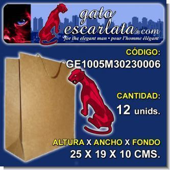 Read full article KRAFT PAPER GIFT BAG SIZE 25 X 19 X 10 CENTIMETERS - 6 UNITS Read full article KRAFT PAPER GIFT BAG SIZE 25 X 19 X 10 CENTIMETERS - 6 UNITS