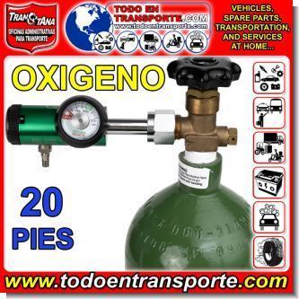 Lee el articulo completo RECARGA DE CILINDRO DE GAS OXIGENO (O2) - 20 PIES
