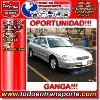 Read full article FOR SALE: Hyundai SONATA 2001 car (1 owner only)