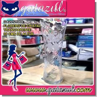 Lee el articulo completo FLORERO DE CRISTAL TRANSPARENTE 35 CMS DE ALTURA Lee el articulo completo FLORERO DE CRISTAL TRANSPARENTE 35 CMS DE ALTURA