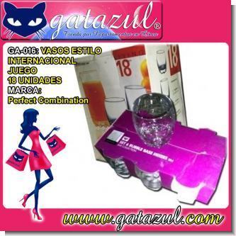 Lee el articulo completo VASOS ESTILO INTERNACIONAL JUEGO DE 18 UNIDADES Lee el articulo completo VASOS ESTILO INTERNACIONAL JUEGO DE 18 UNIDADES