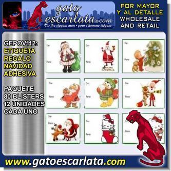 Read full article ADHESIVE CHRISTMAS GIFT LABEL - PACK OF 80 BLISTERS WITH 12 UNITS EACH