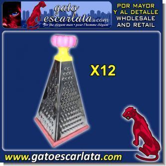 Lee el articulo completo RAYADOR METALICO EN FORMA DE PIRAMIDE MARCA KITCHEN TOOL - DOCENA AL POR MAYOR