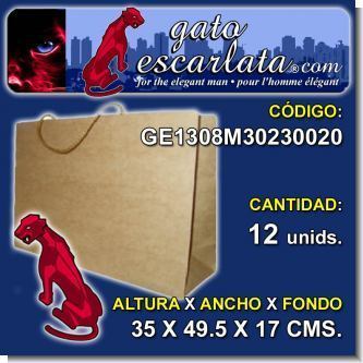 Read full article KRAFT PAPER GIFT BAG SIZE 35 X 49.5 X 17 CENTIMETERS - 12 UNITS Read full article KRAFT PAPER GIFT BAG SIZE 35 X 49.5 X 17 CENTIMETERS - 12 UNITS