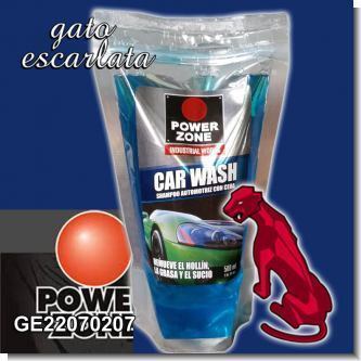 Lee el articulo completo SHAMPU POWER ZONE PARA LAVAR VEHICULOS - 12 PAQUETES DE 500 ML